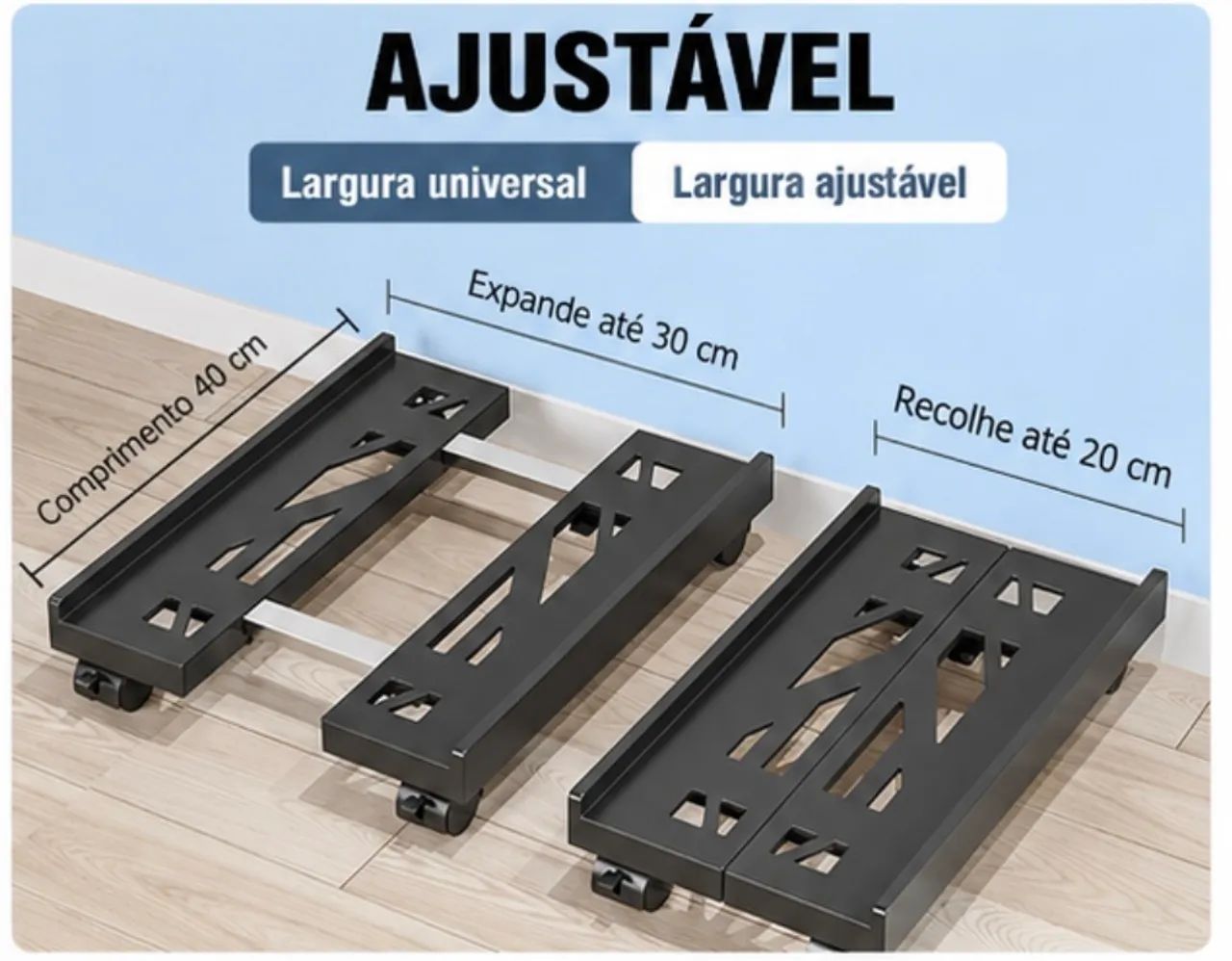 Suporte móvel para CPU computador - Foto 2