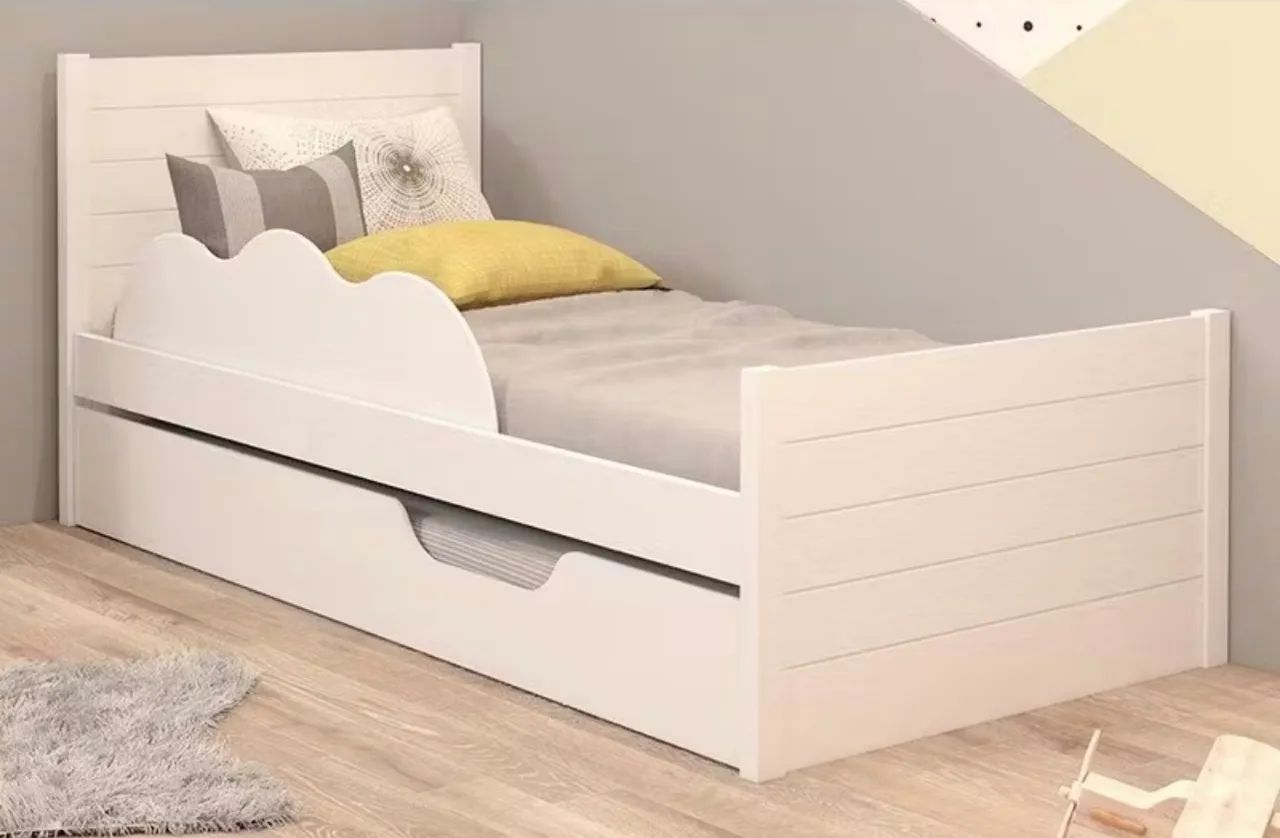 Cama solteiro com cama auxiliar 
