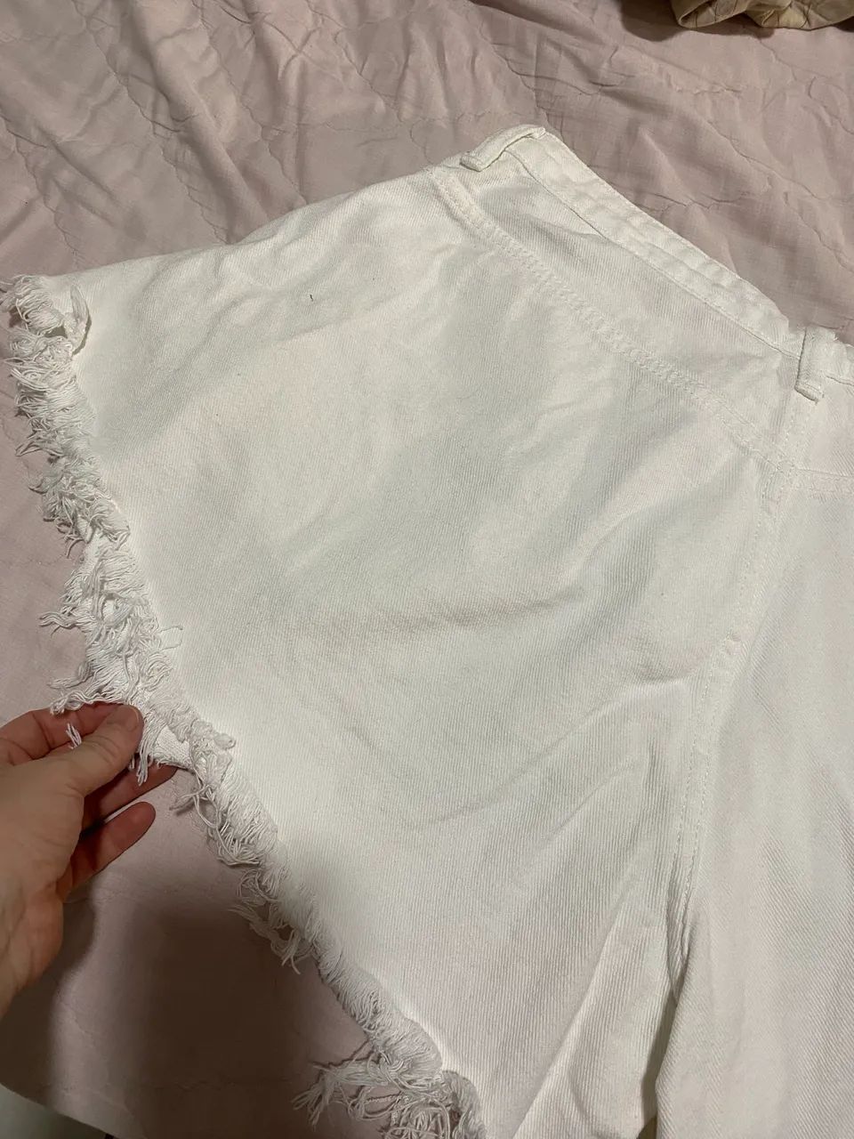 Short jeans branco - Foto 3