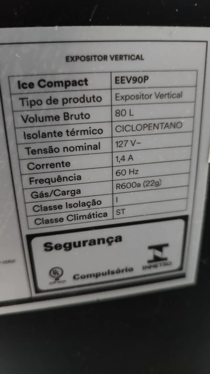 geladeira de 80 litros