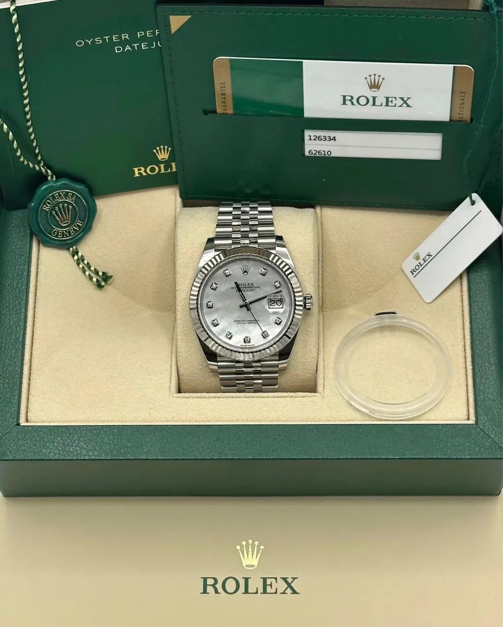 Relógio Datejust madrepérola  - Foto 2