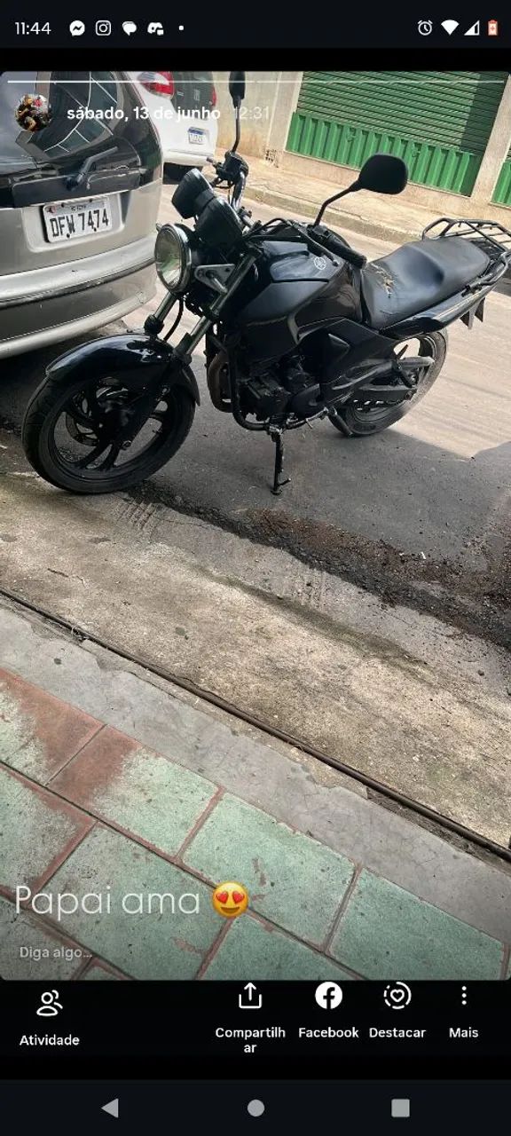 Fazer 250 6k vai embora 