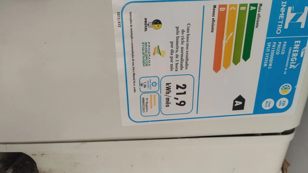 Ar condicionado 12mil btus