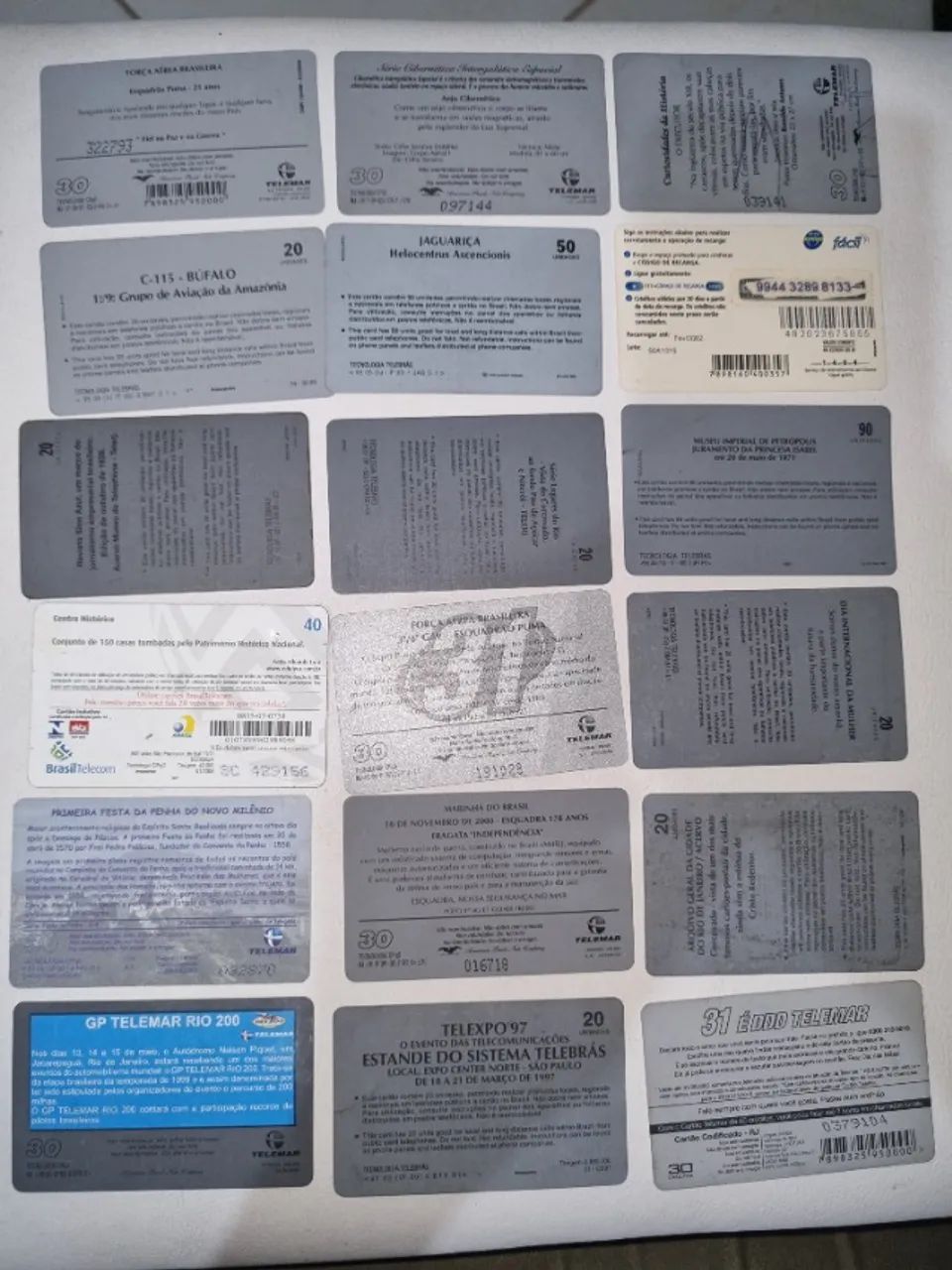 CARTÕES TELEFÔNICOS RAROS