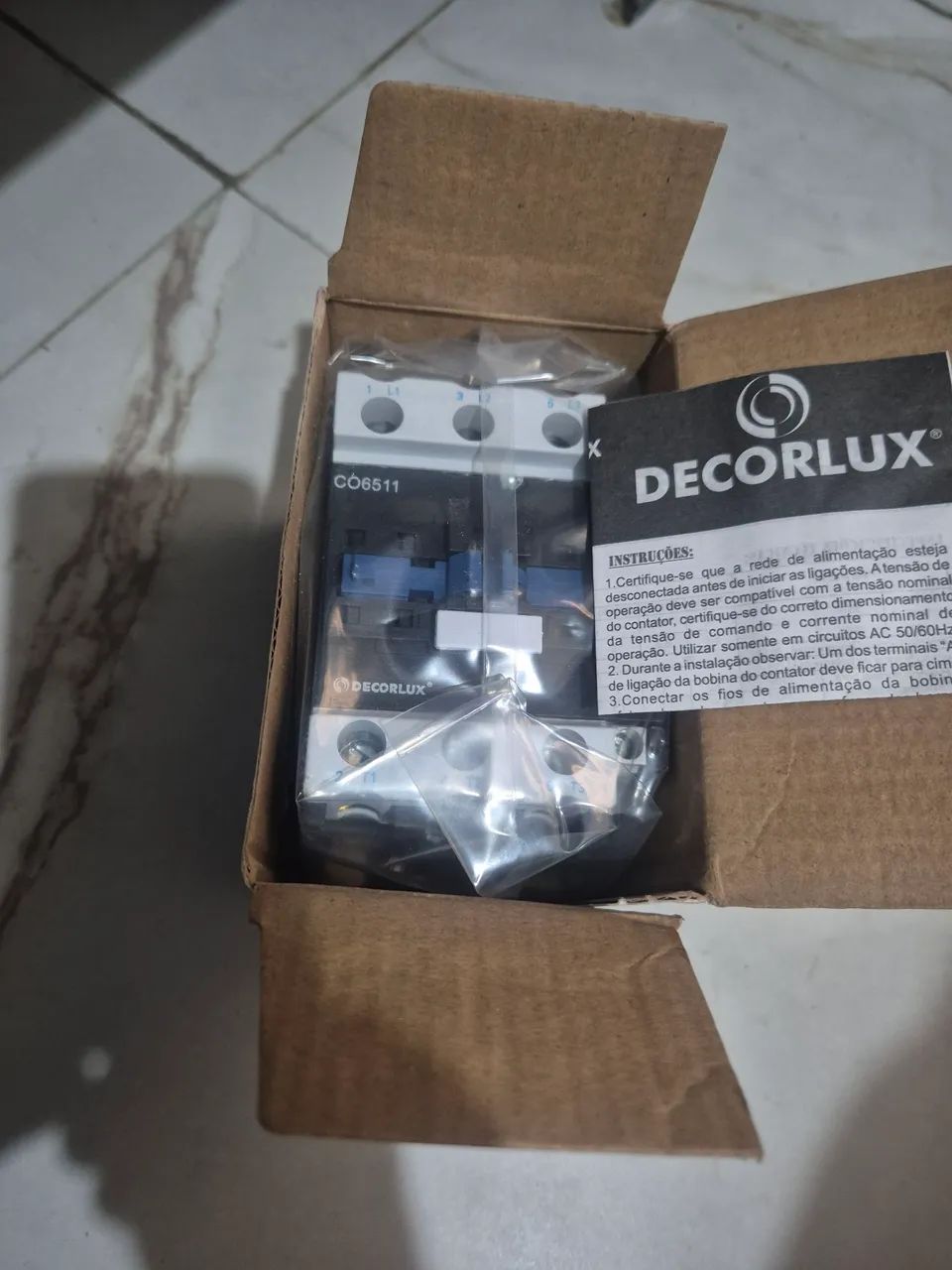 Contator decorlux 65A, 220v