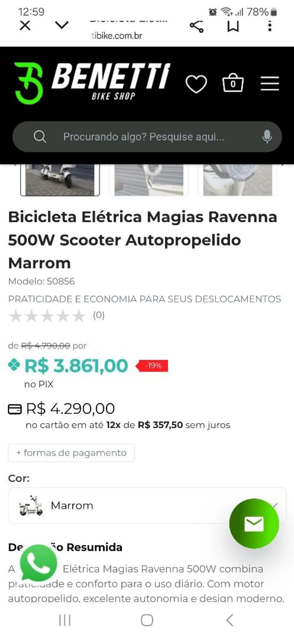 Bicicleta Elétrica  - Foto 4