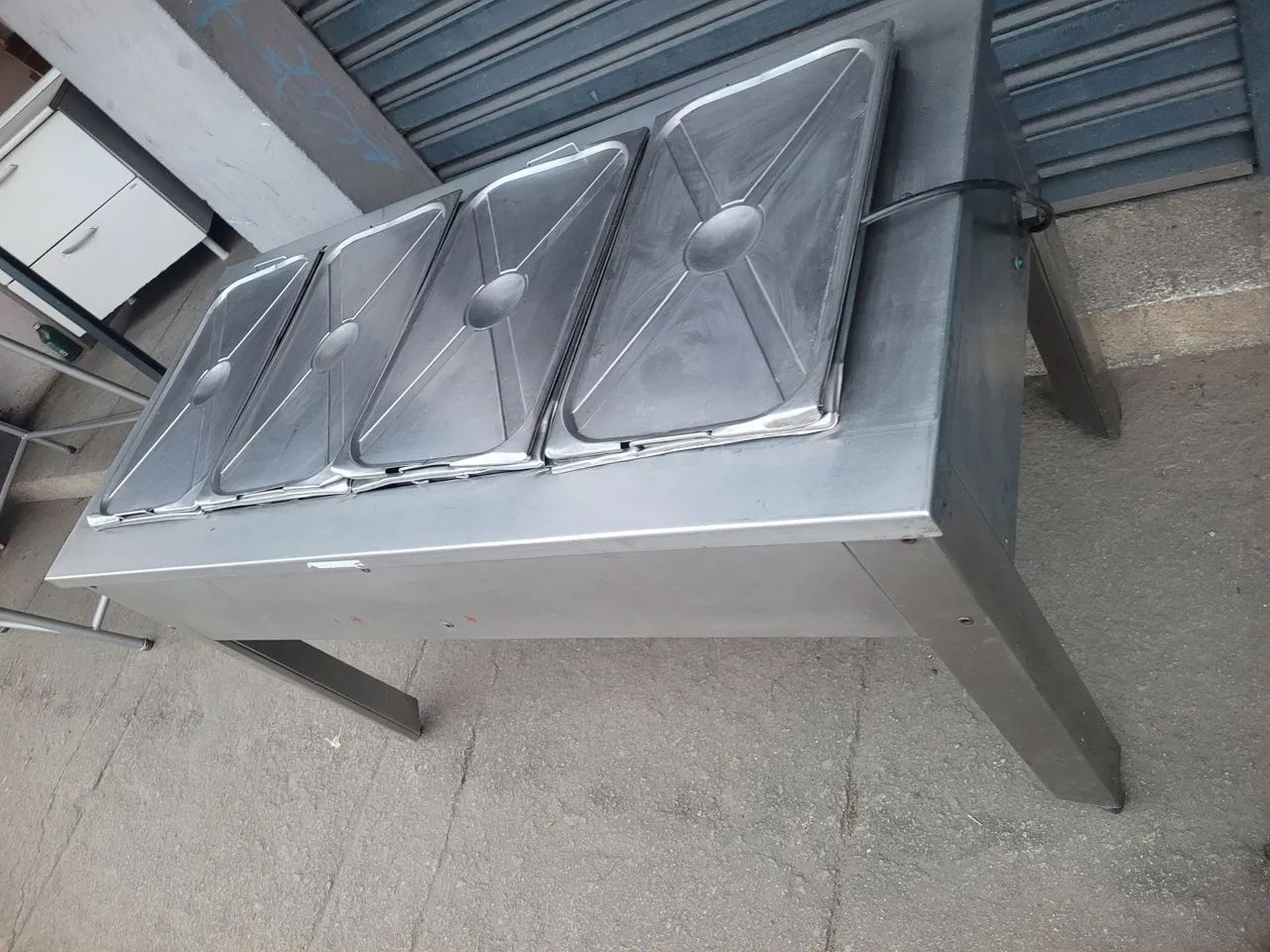 Buffet Self-service 4,6 ou 8 cubas inox  - Foto 2