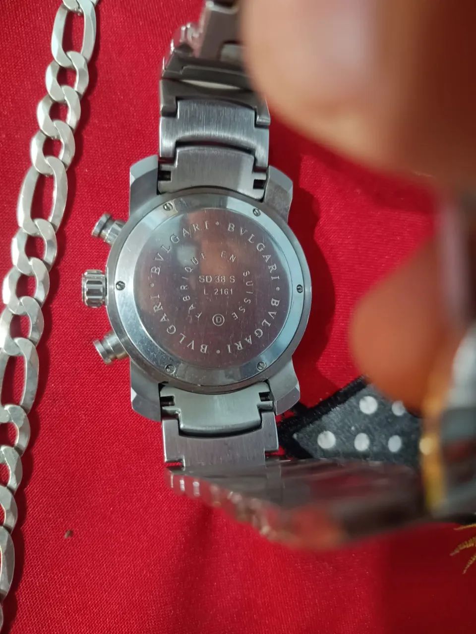 Relógio Bvlgari SD38S Automático + Pulseira de Prata - Foto 5