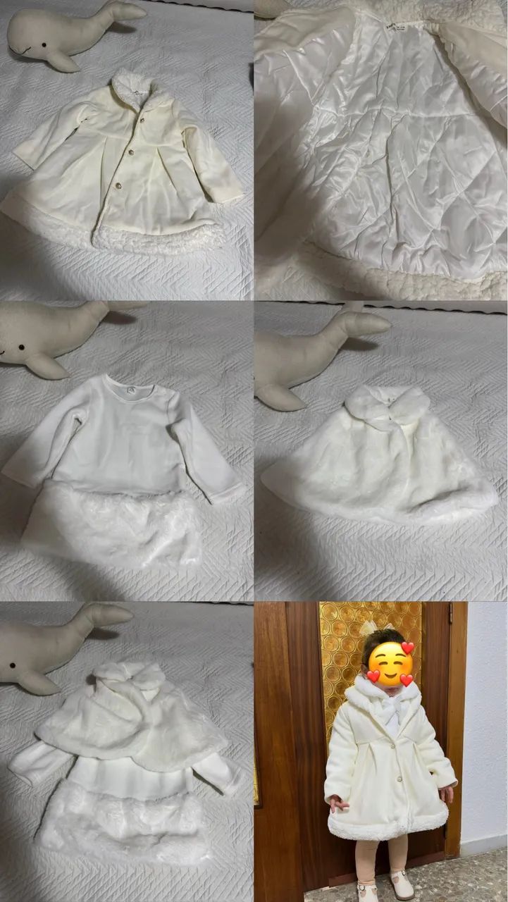 Lote roupas e sapatos de menina
