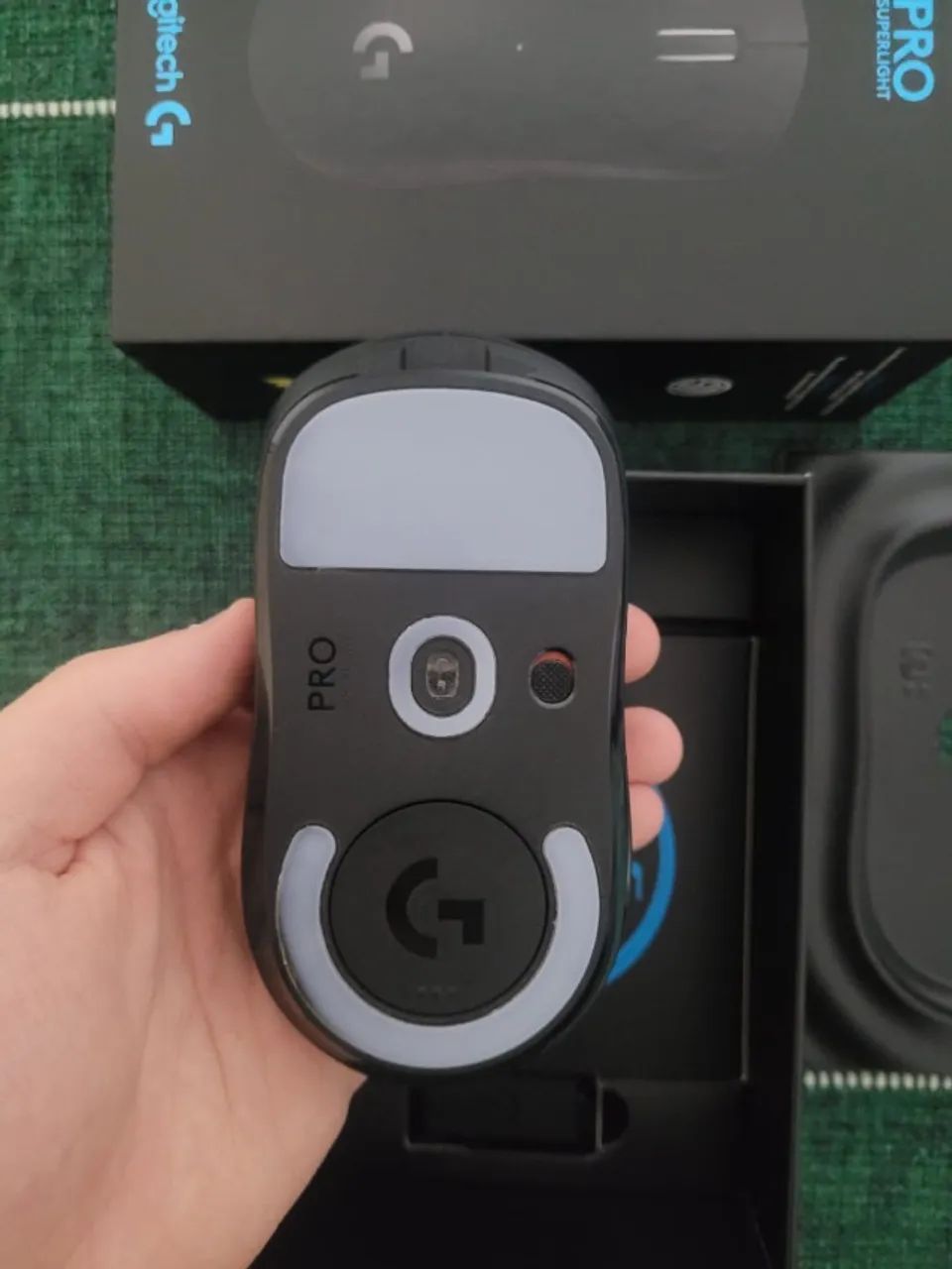 Mouse Logitech G Pro X Superlight Lightspeed Preto - Foto 5