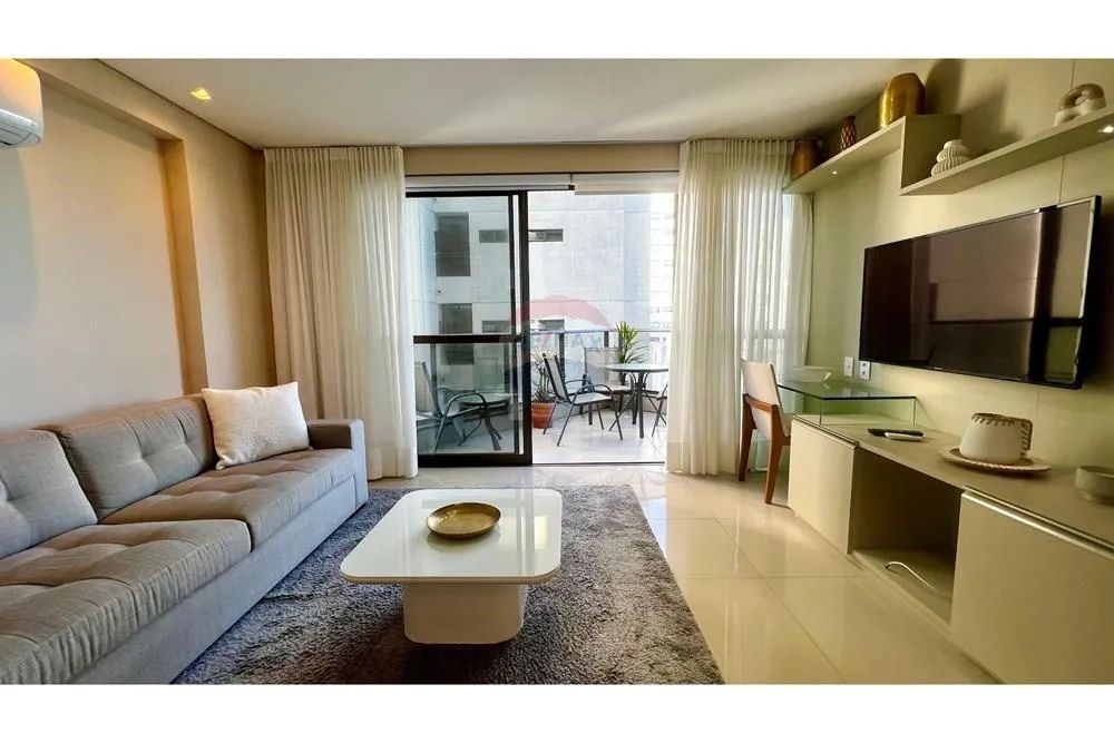 Apartamento de 58 metros com 1 quartos separado e varanda em Boa Viagem -Recife - Foto 5
