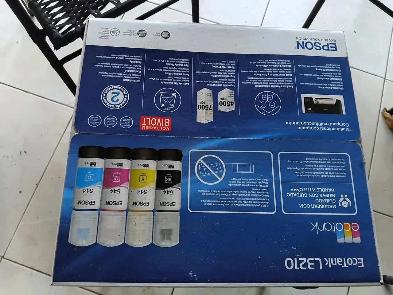 Impressora Epson nova EcoTank L3210 - Foto 4