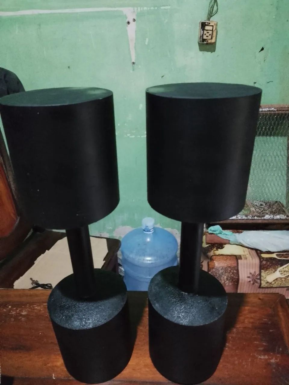 Halteres de PVC fixo 4,2kg cada  - Foto 4