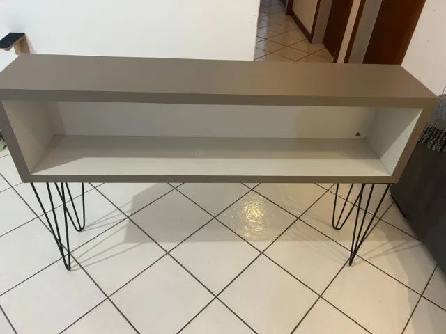 Rack para TV e Sala - Cor Off-white - Foto 3