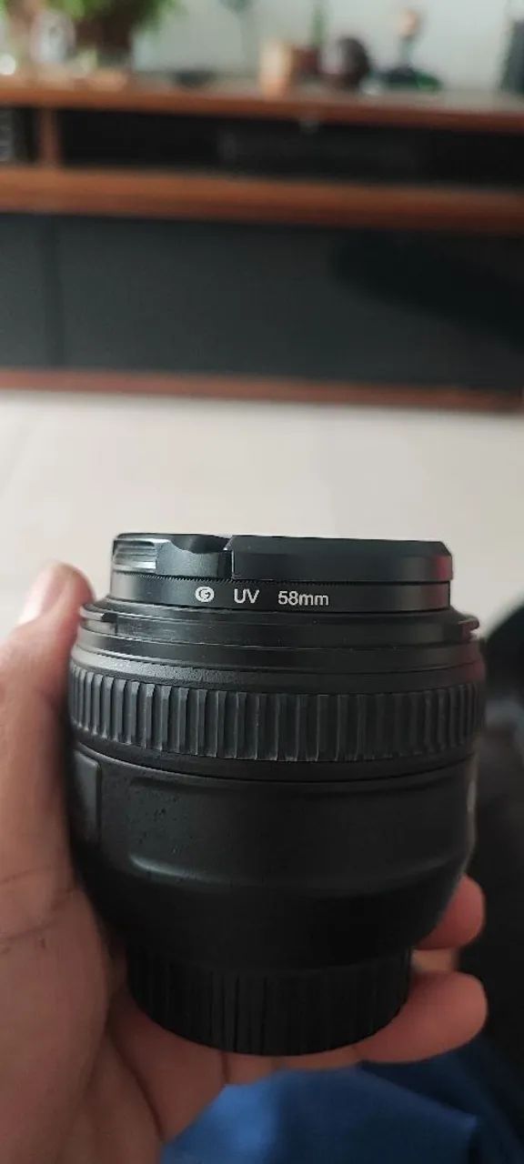 Lente Nikon 50mm 1.4 foco automático - Foto 6