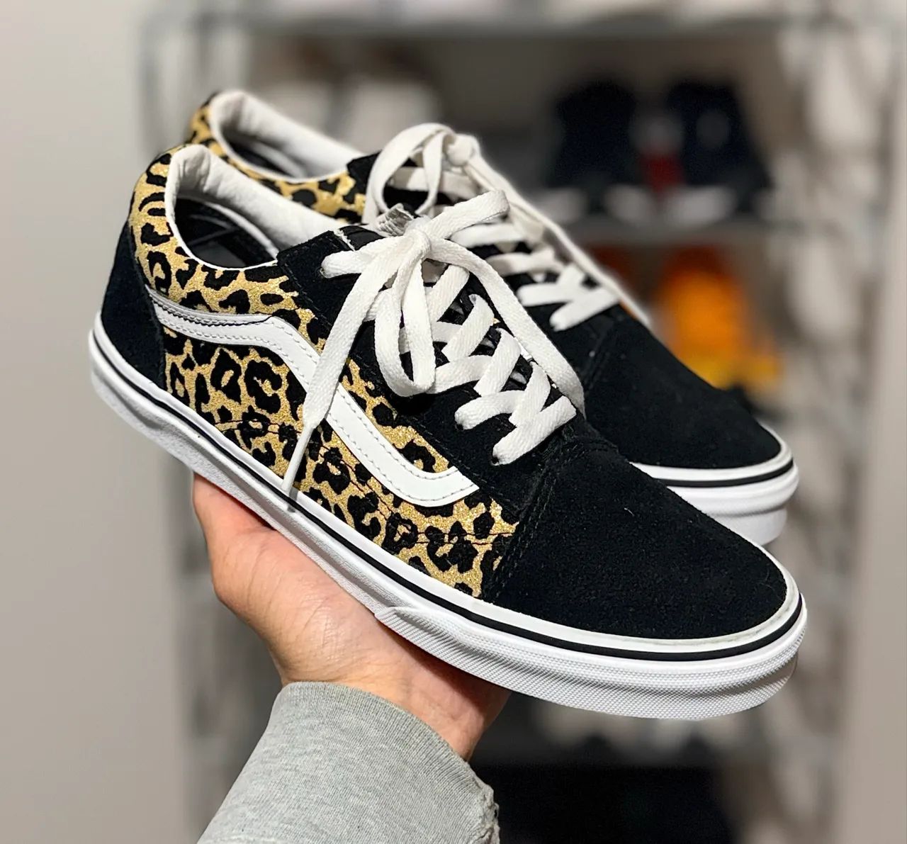 Tênis Vans Old Skool Metallic Leopard Original - Foto 2