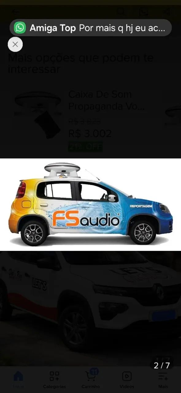 Caixa de som para publicidade de fibra moderna! - Foto 5