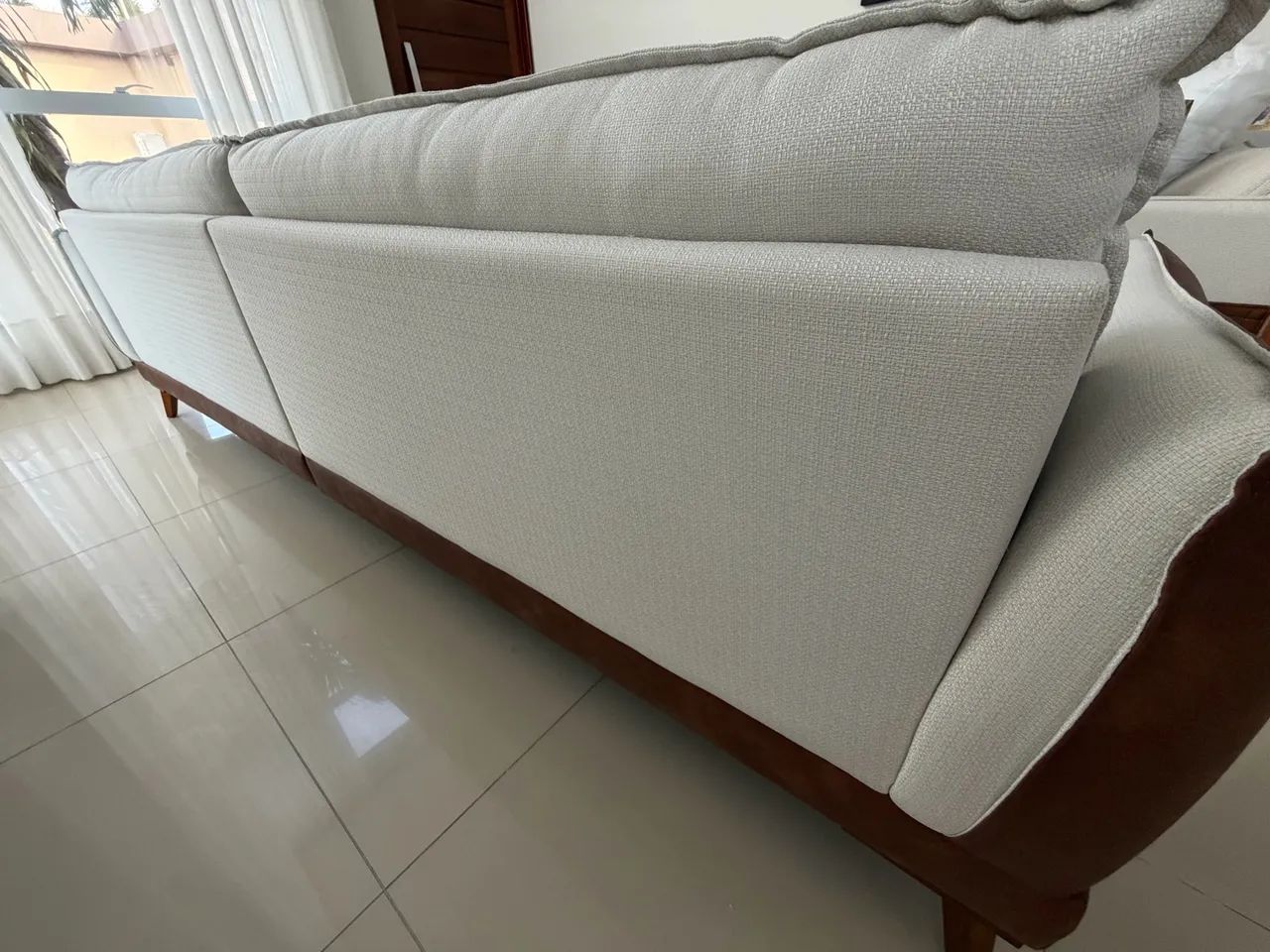 SOFA 4L HERMAN -  TECIDO - COURINO NATURE - Foto 2