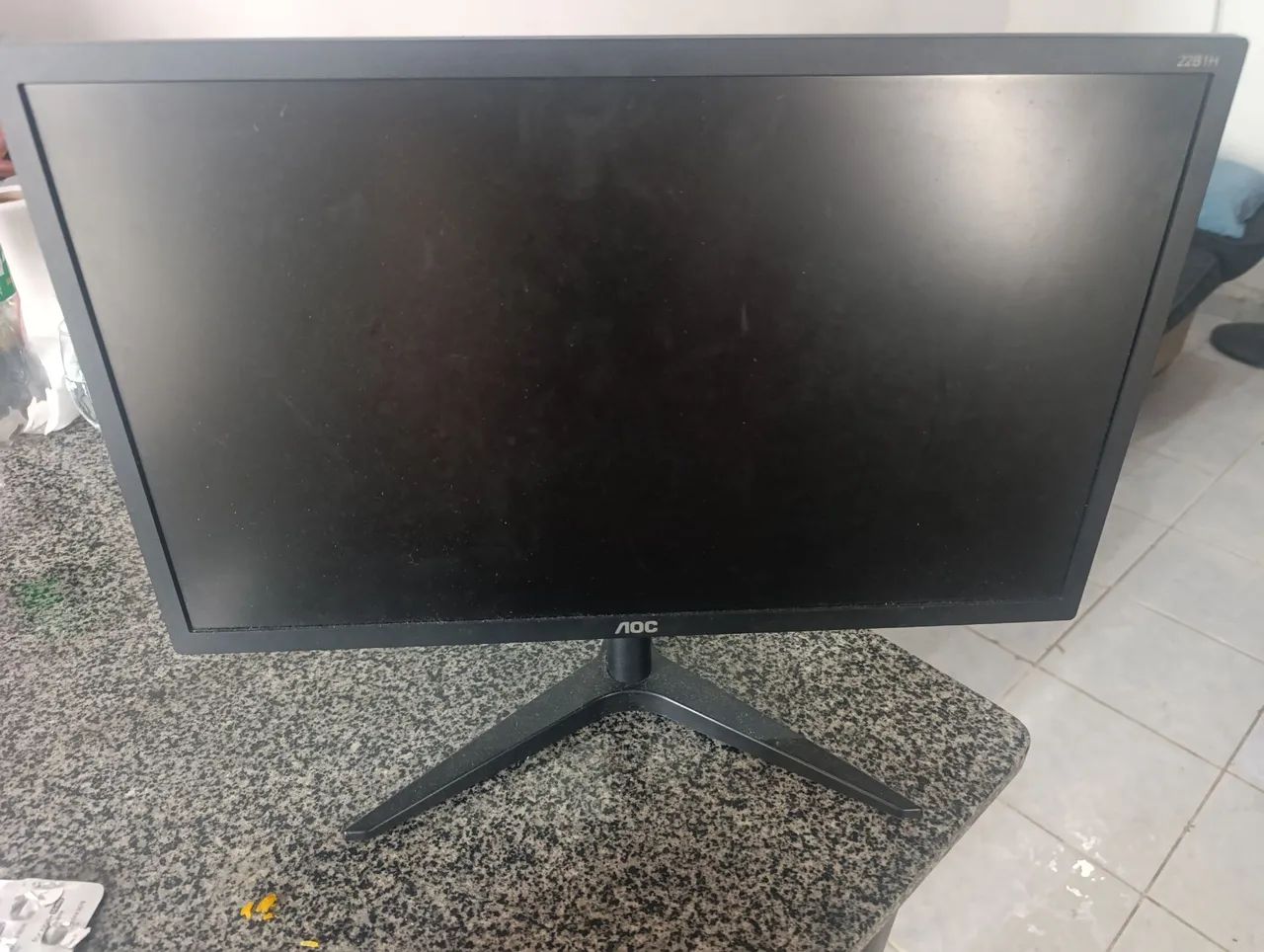 Monitor AOC 22 Polegadas (COM DEFEITO) - Foto 2