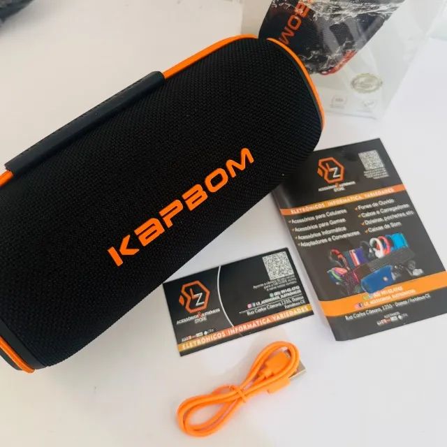 Caixa de som Bluetooth Kapbom KA-8196 - potência de 60W