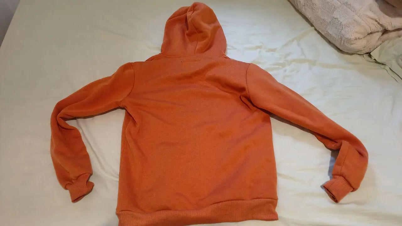 Casaco algodão laranja - Foto 2