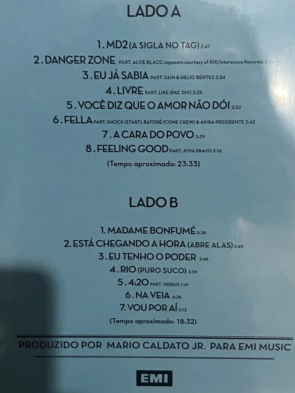 LP - MARCELO D2 - NADA PODE ME PARAR - NOVO - LACRADO  - Foto 4