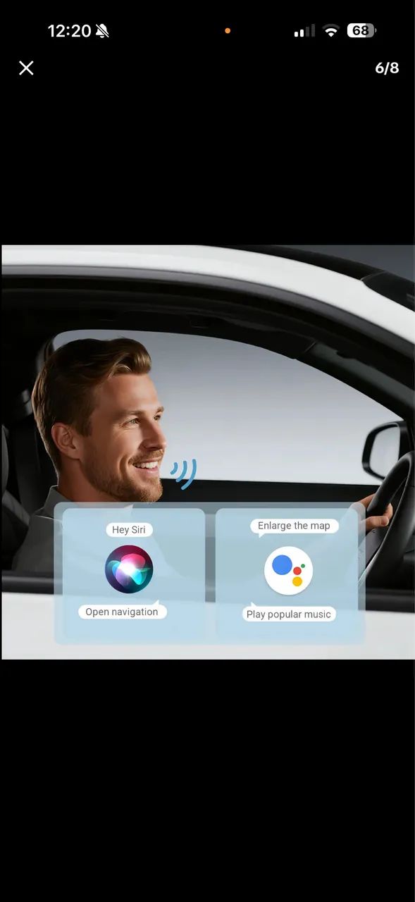 Adaptador CARPLAY /ANDROID AUTO SEM FIO - Foto 2