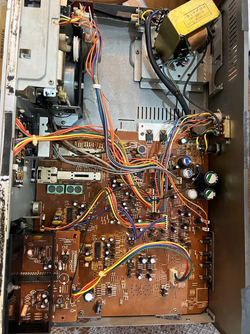 Tape deck Polyvox Stereo cassette Cp 950 Leia a descricao - Foto 5