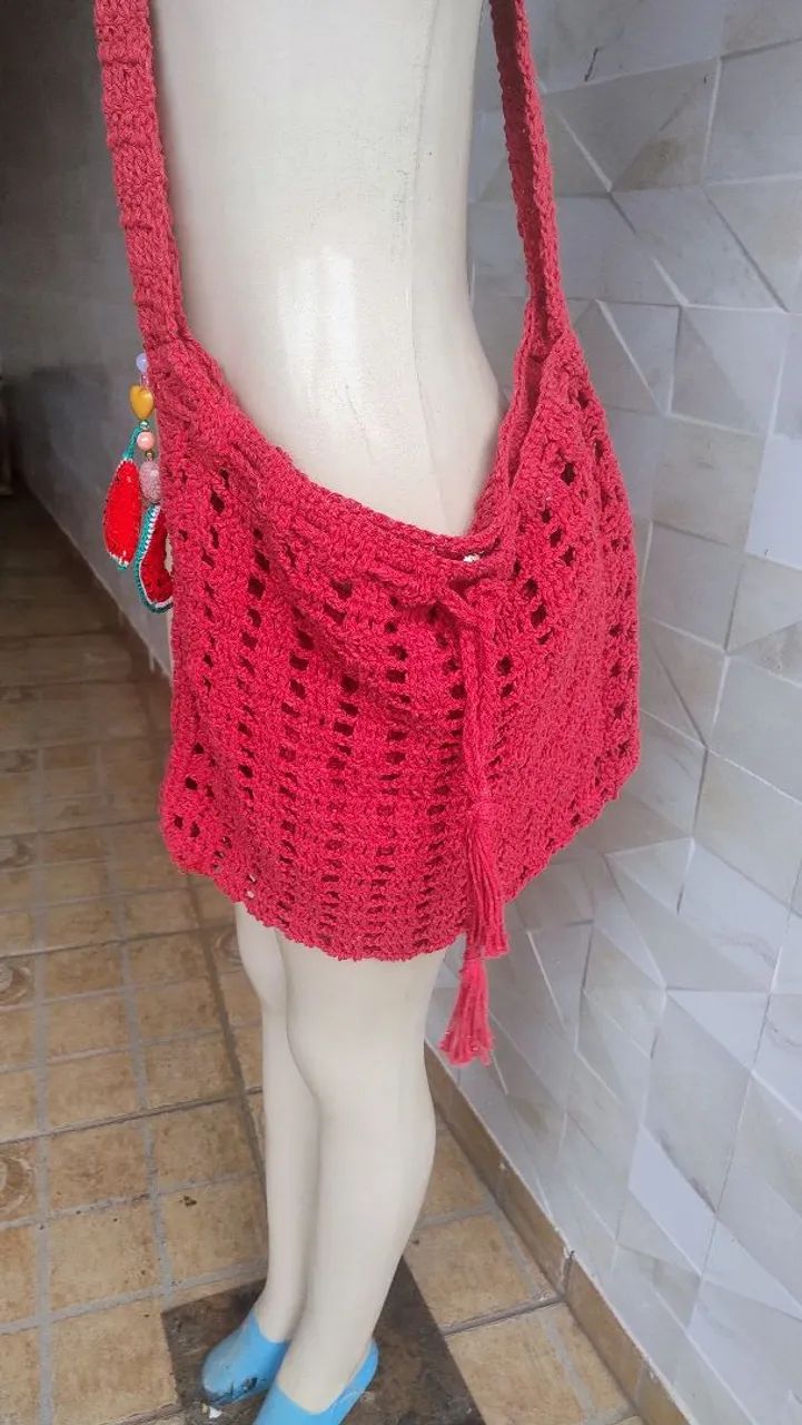 Bolsa croch ê manual grande - Foto 2