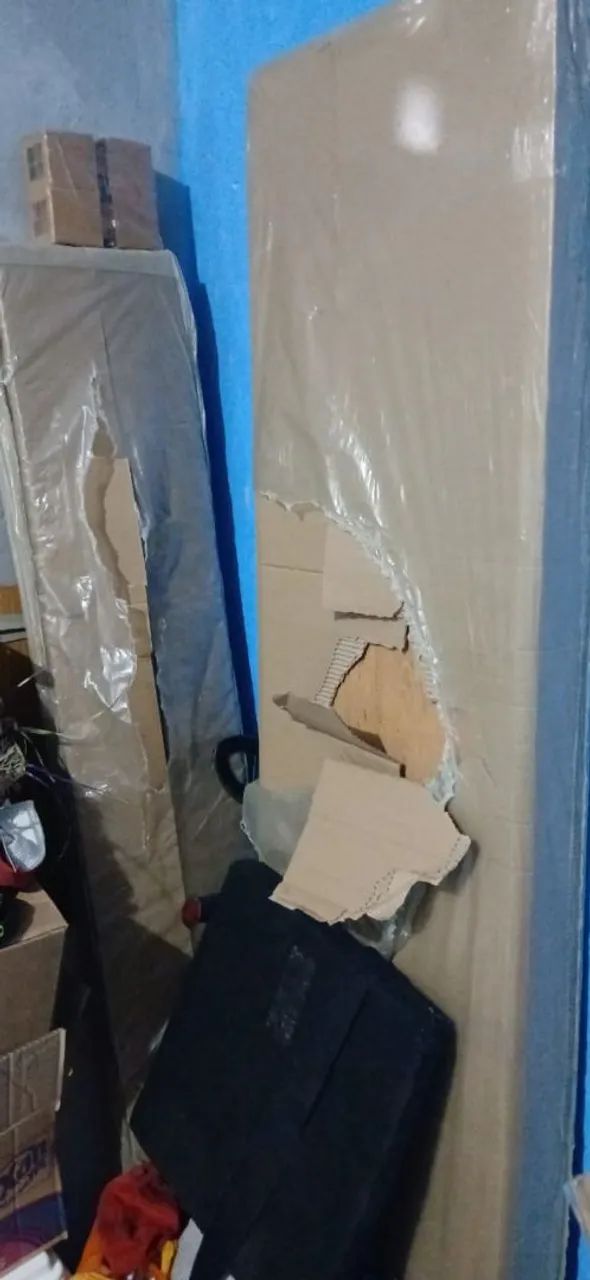 Vendo 1 guarda roupa de 4p novo , valor final 680,00, retirar  no  local  - Foto 2