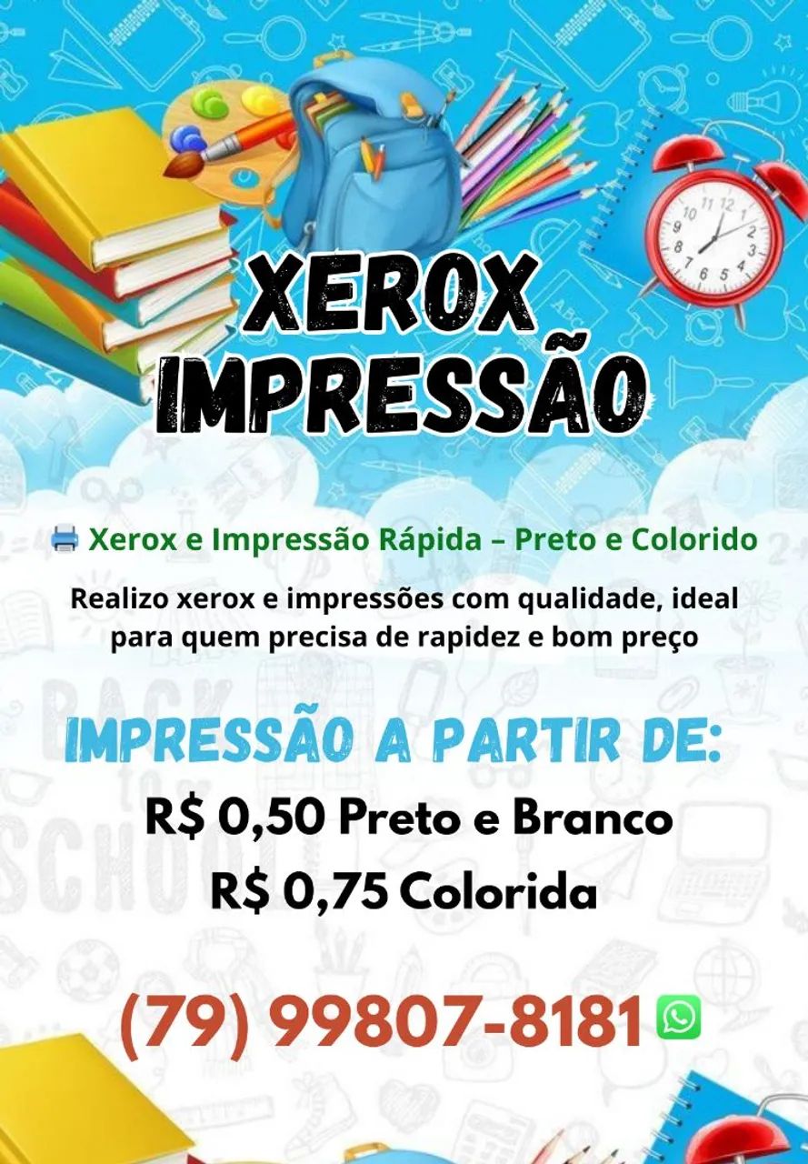Xerox e Impressão rapidez e qualidade 