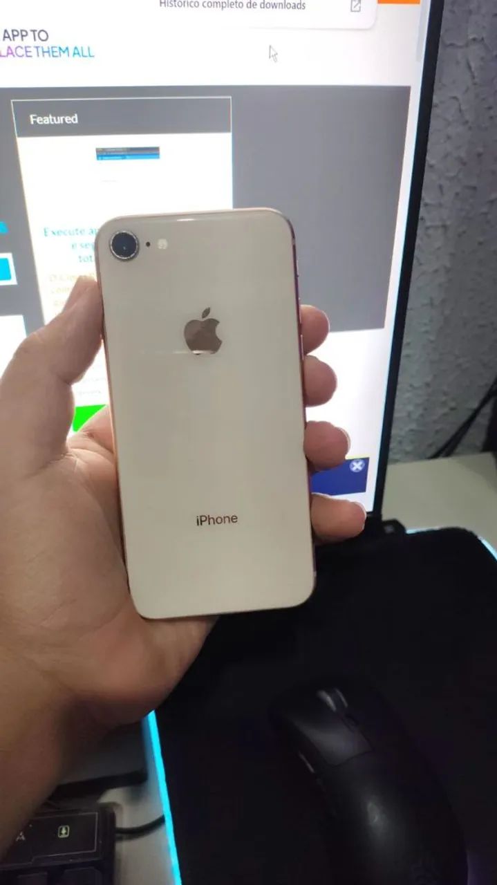 iPhone 8 novinho bateria 100% - Foto 3
