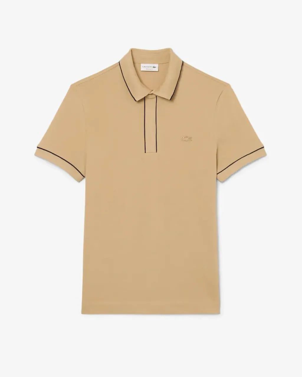 Camisa polo lacoste bege