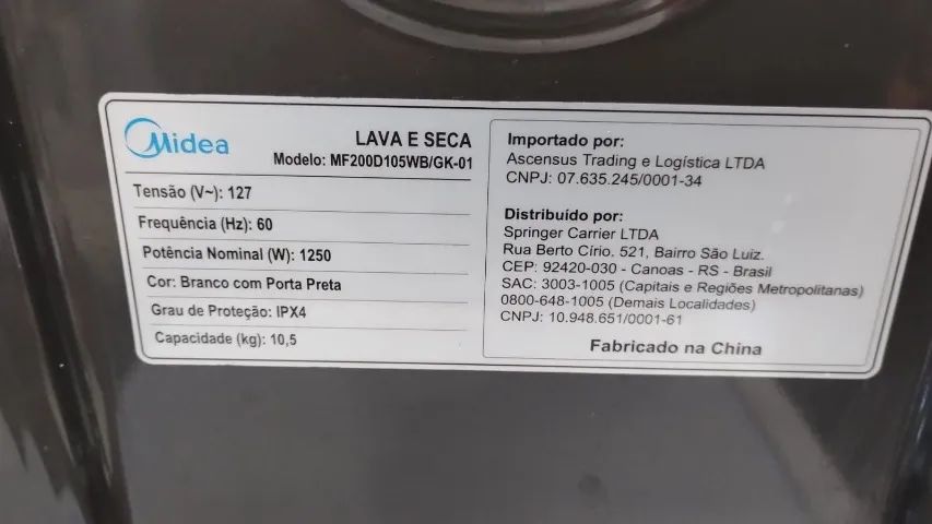 Lava e seca semi nova Midea  - Foto 3
