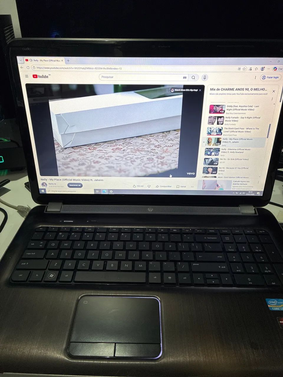 Notebook hp i7 8gb