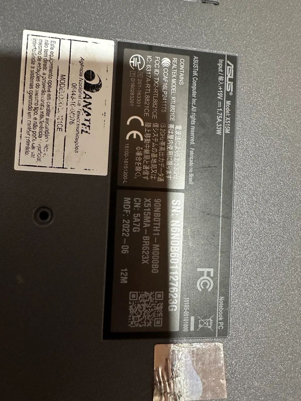 Notebook ASUS X515MA Intel Celeron 119GB  4,00GB RAM - Foto 4