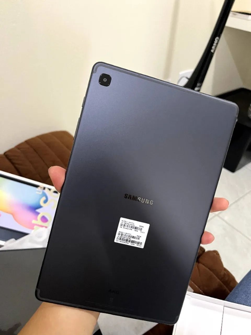 Tablet samsung Tab S6 lite, 128 gb, acompanha a caneta e caixa