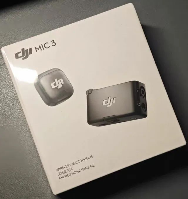 Microfone Sem Fio DJI Mic 3 (1 TX + 1 RX)