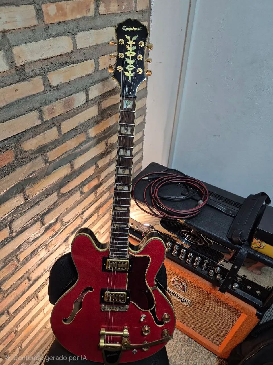 Guitarra Epiphone Sheraton koreana