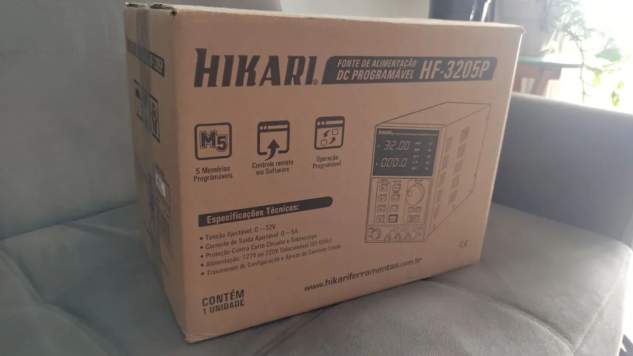 Fonte de Alimentação DC Programável Hikari HF-3205P (LACRADO E NUNCA USADA) - Foto 2