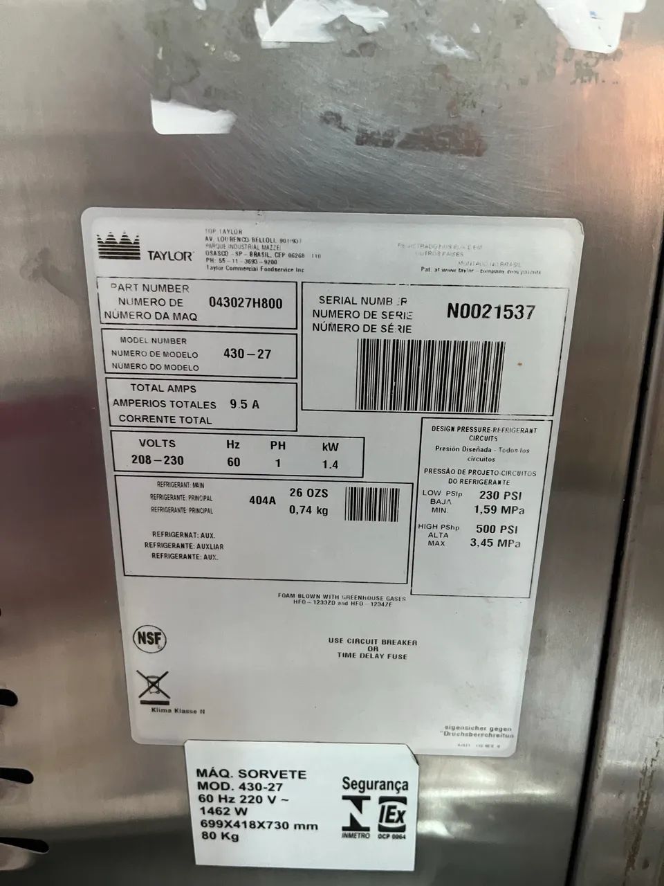 Máquina Taylor 430 - Foto 2