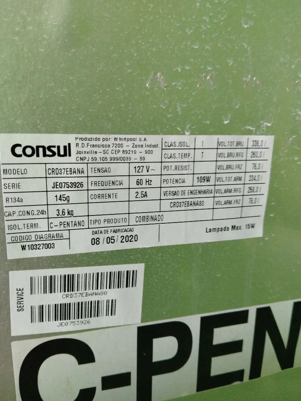 Geladeira muito nova Consul  - Foto 4