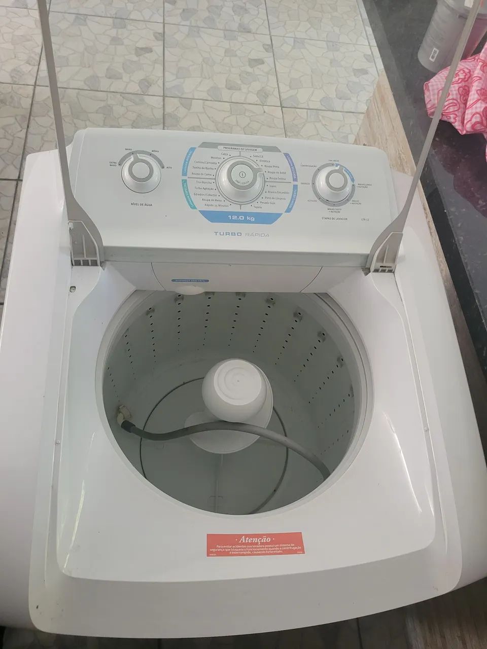 LTR12 Electrolux com defeito