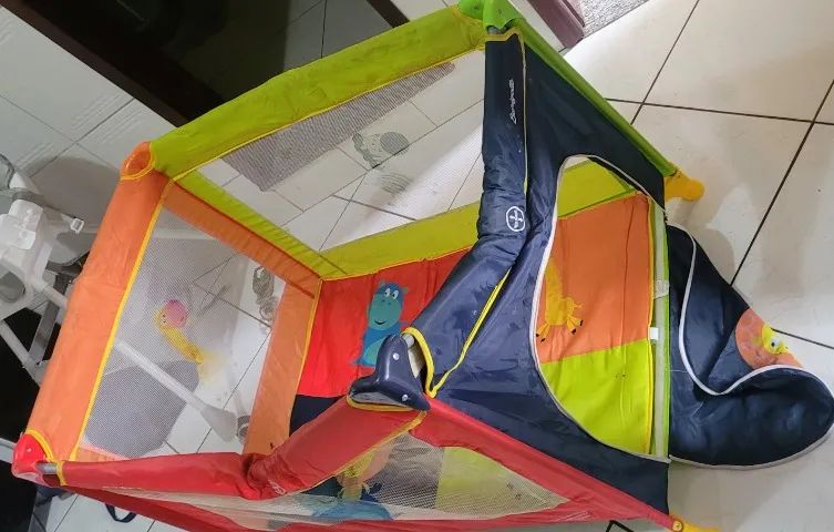 Berço branco e cerdadinho infantil  - Foto 4