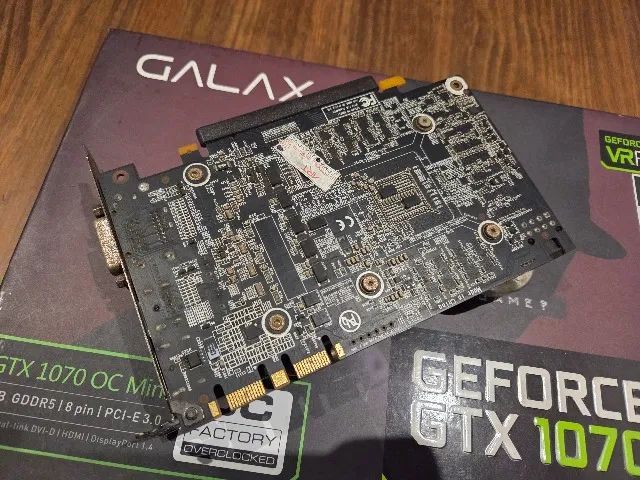 Placa de Vídeo Galax NVIDIA GeForce GTX 1070 OC Mini 8GB, GDDR5 - Foto 3