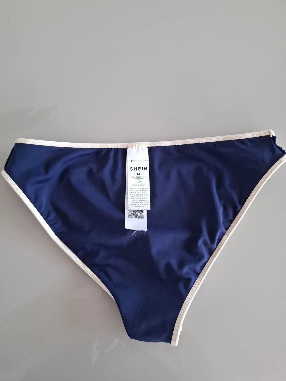 Sunga Asa Delta Cavada Azul com Vies Off White M Nova  - Foto 4