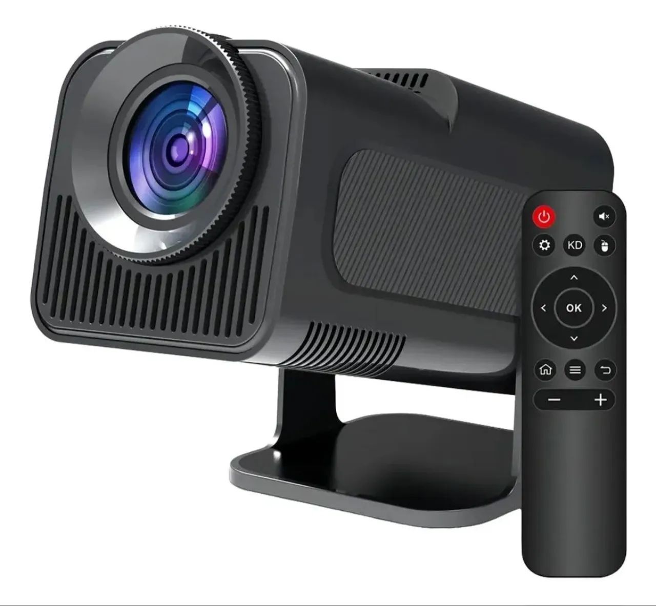 Projetor HY320 (modelo grande), com suporte.