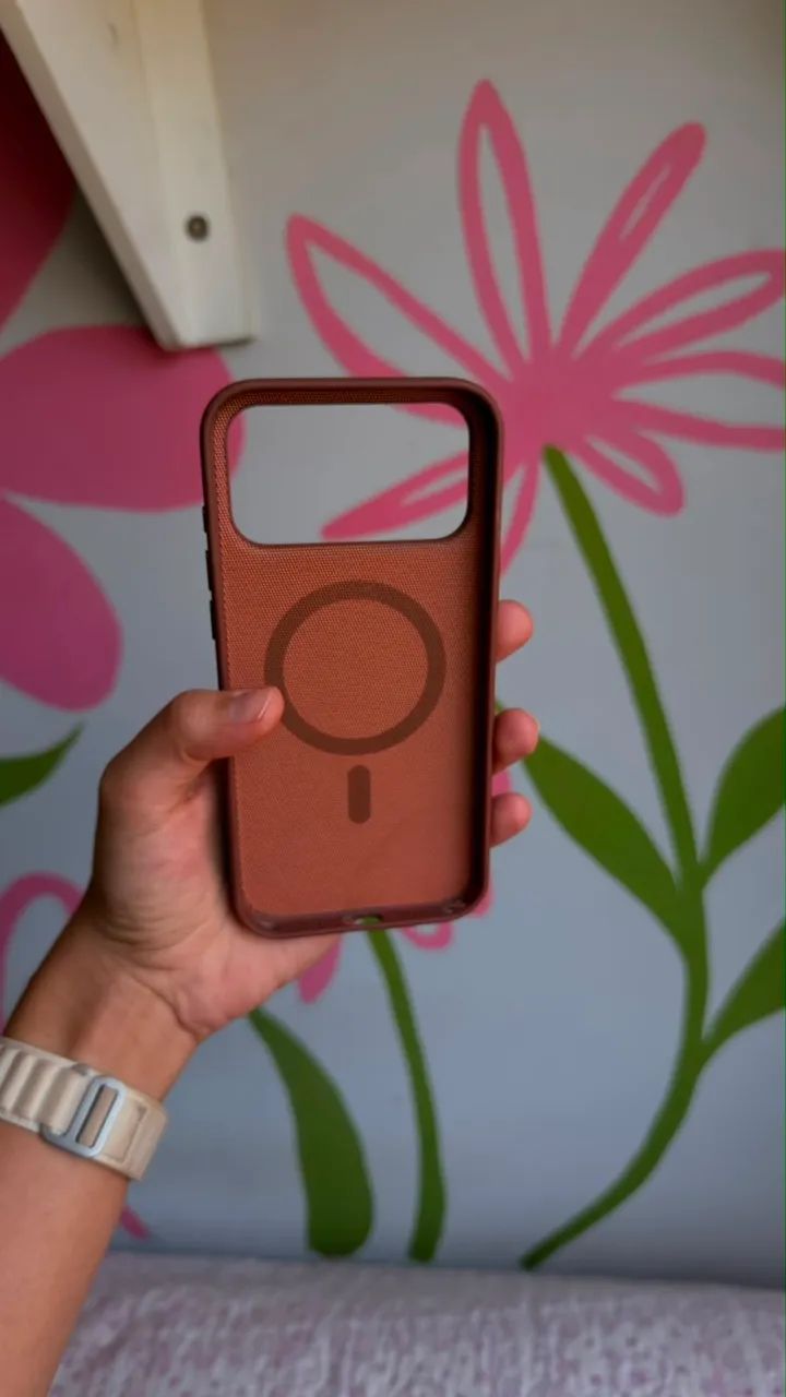 Capa tecido TechWoven para iphone 17 pro Max - Siena - Foto 5