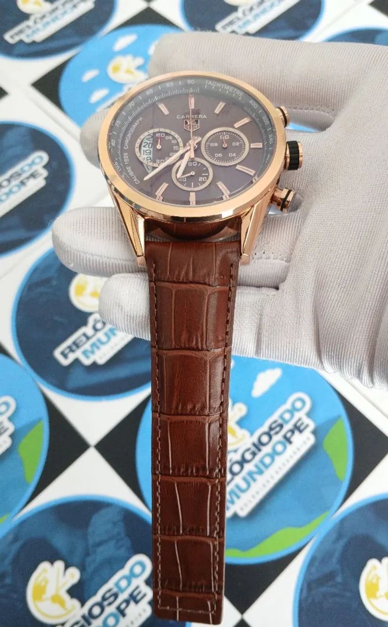 RELÓGIO TG CARRERA CHNOGRAPH CALIBRE 1969 - Foto 4