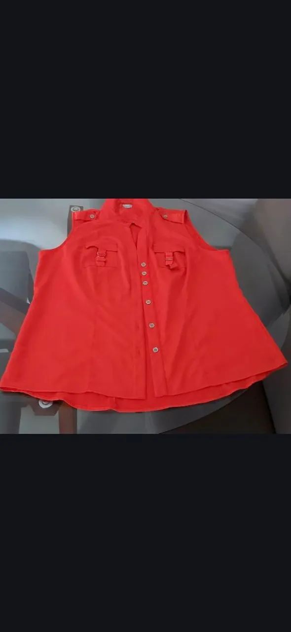 Blusa Laranja Tamanho G2